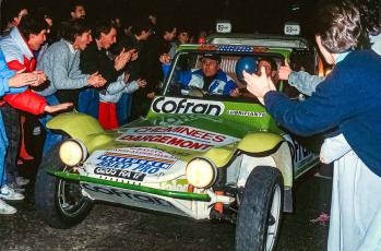 9 Rallye París-Argel-Dakar. Barcelona, 1 de enero de 1987 (Foto: Josep Maria Montaner)